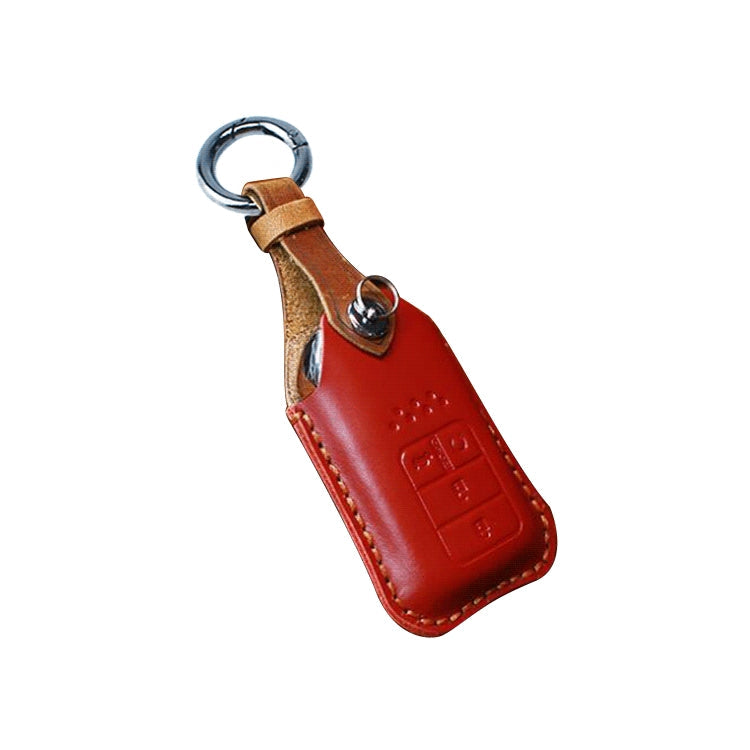 For Honda Car Cowhide Leather Key Protective Cover Key Case, Four Keys Version, For Honda , Four Keys Version, For Honda, Four Keys Version