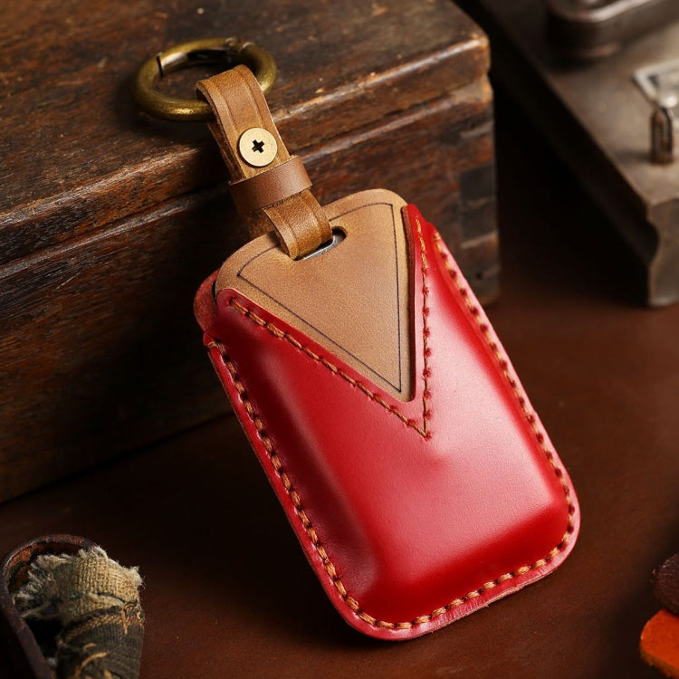 For Land Rover Car Cowhide Leather Key Protective Cover Key Case, For Land Rover