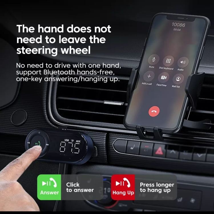 Car Bluetooth 5.2 Audio Receiver Support Wireless Calling, 5.2 Audio Receiver
