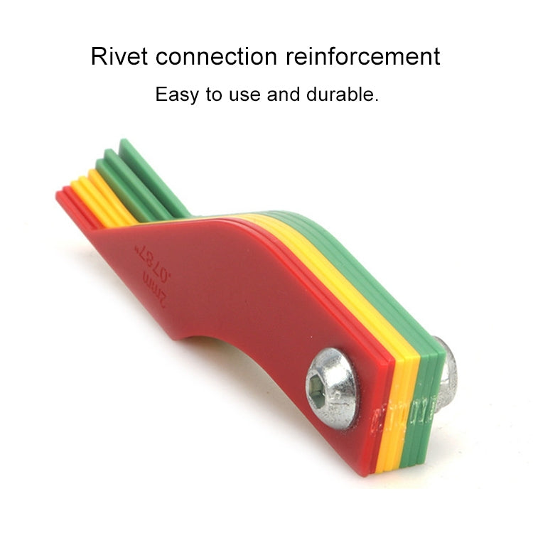 Car Brake Pad Scale Ruler Thickness Measuring Tool, Car Brake Pad Scale Ruler