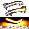 1 Pair For BMW 3 Series F20 Car Dynamic LED Turn Signal Light Rearview Mirror Flasher Water Blinker, For BMW 3 Series F20 (Transparent), For BMW 3 Series F20 (Transparent Black)