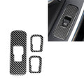 3 PCS Car Carbon Fiber Window Lifting Button Decorative Stickers for Volvo V60 2010-2017 / S60 2010-2018, Right Drive, Window Lifting Button, Right Drive
