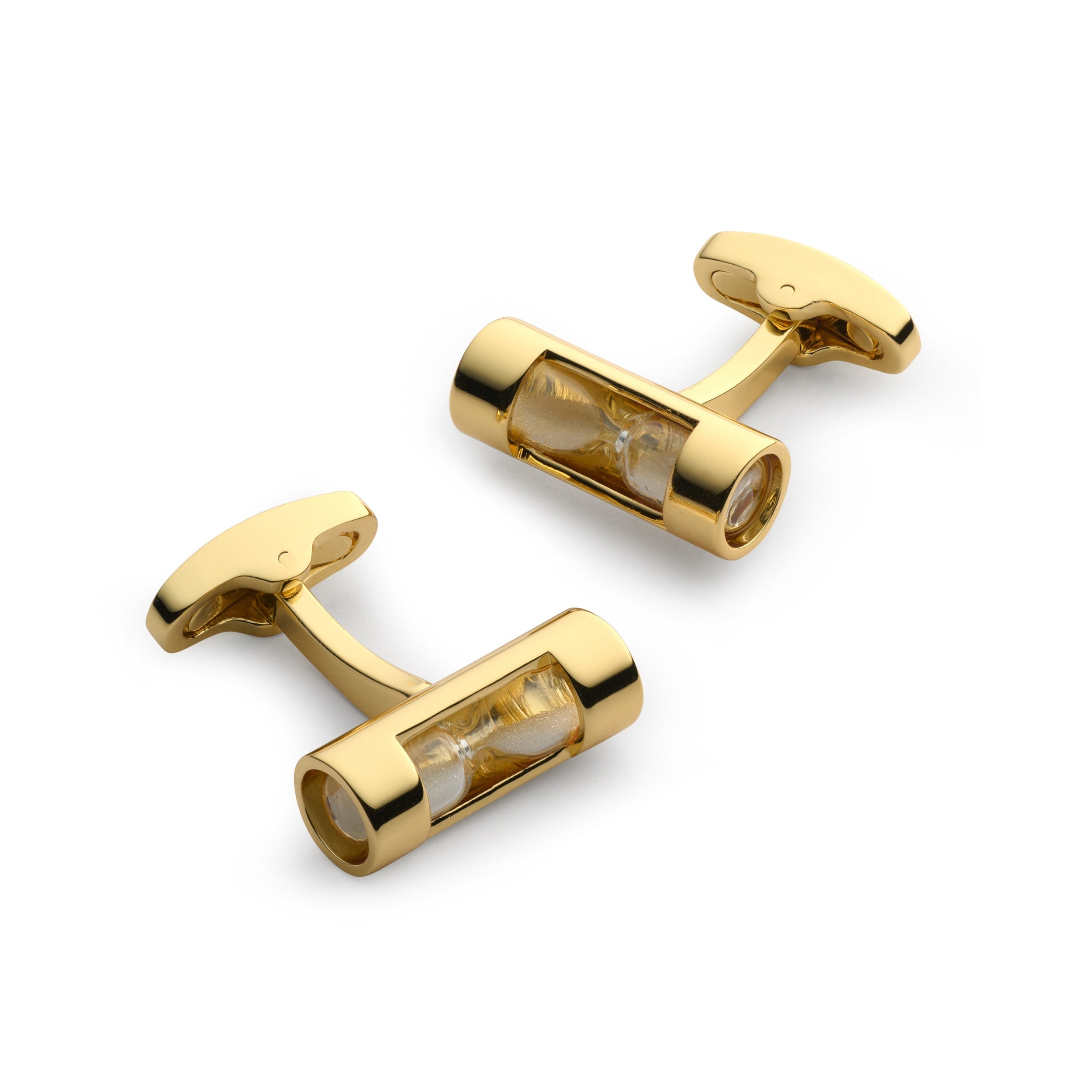 Hourglass Cufflinks In Gold