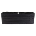 Black Satin Silk Cummerbund