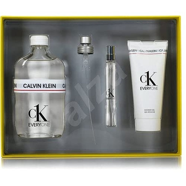 Calvin Klein CK Everyone Gift Set 100ml EDT + 100ml Shower Gel + 10ml EDT
