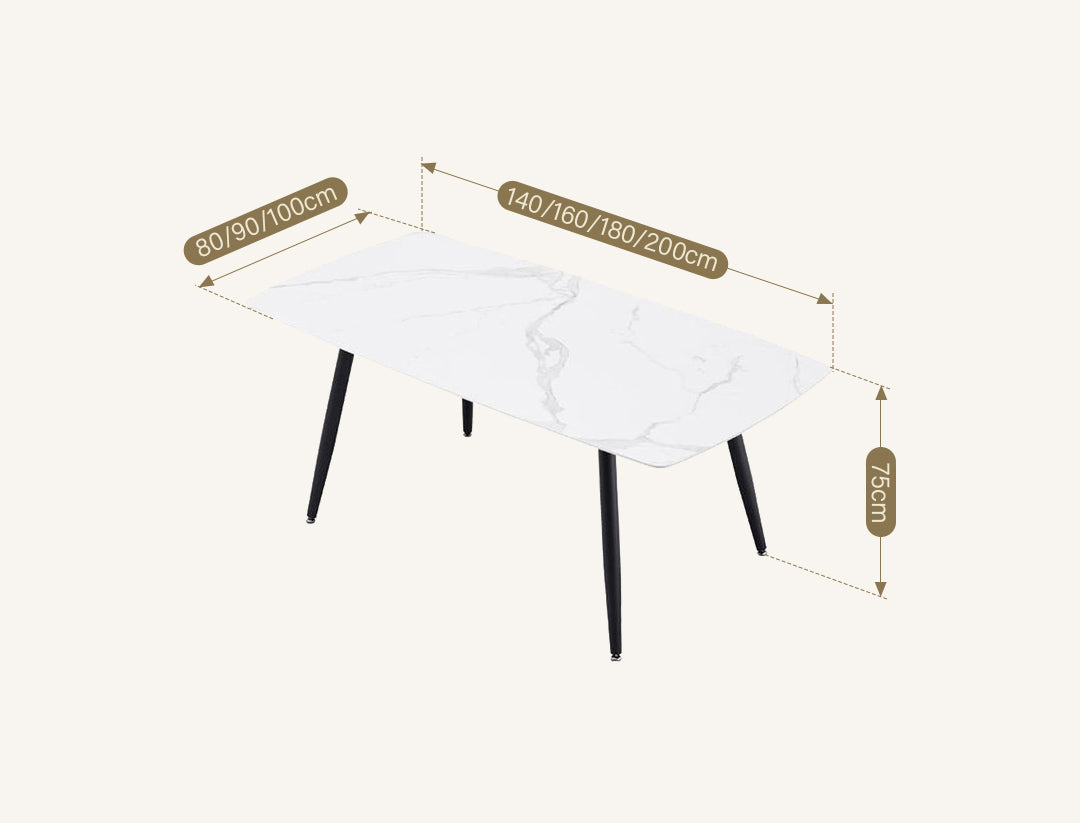 Canopy Dining Table, Sintered Stone