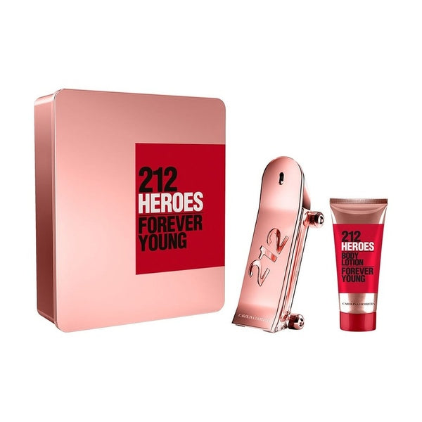 Carolina Herrera 212 Heroes Forever Young Gift Set 80ml EDP + 100ml Body Lotion