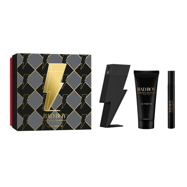 Carolina Herrera Bad Boy Le Parfum Gift Set 100ml EDP + 100ml Shower Gel + 10ml EDP