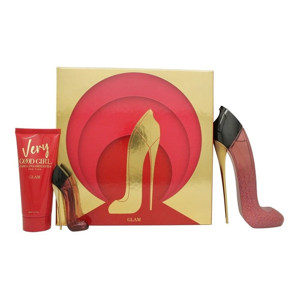 Carolina Herrera Very Good Girl Glam Gift Set 80ml EDP + 100ml Body Lotion + 7ml EDP