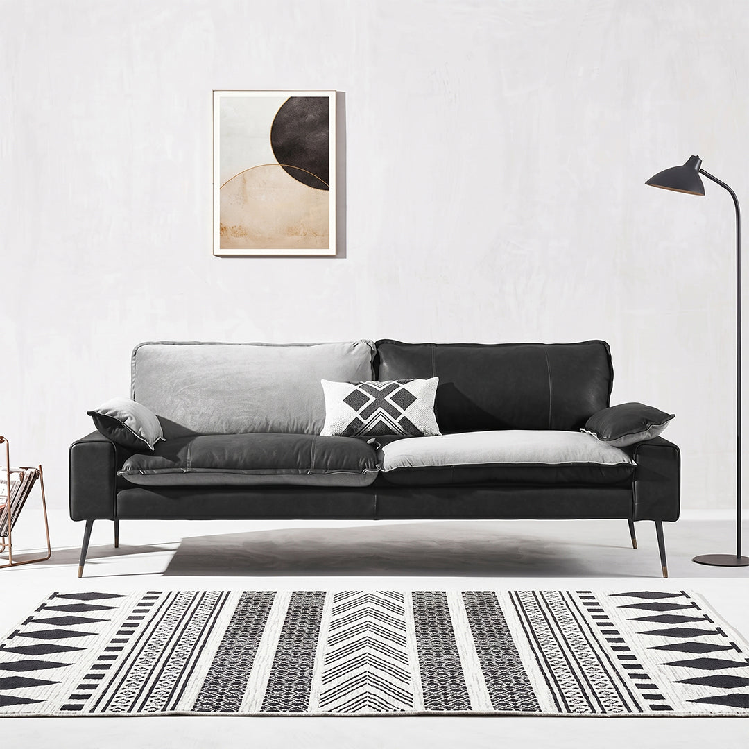Caudill Three Seater Sofa, Leather
