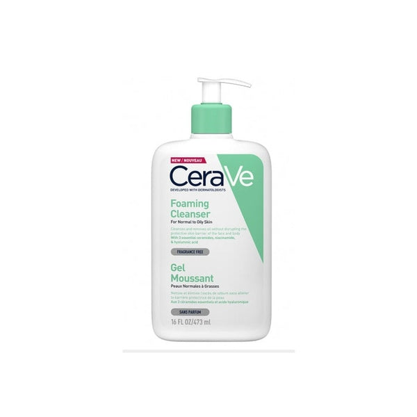 CeraVe Foaming Cleanser 473ml - Normal to Oily Skin