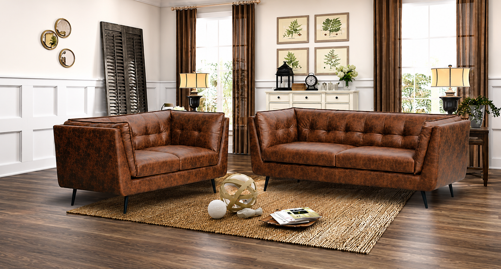 Melbourne 3 & 2-Seater Faux Leather Sofa Collection