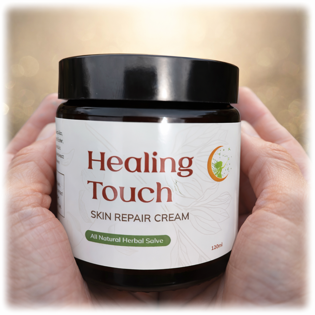 Healing Touch Skin Moisturise & Repair Cream - skin conditions, after sun, tattoo care, cuts, burns...