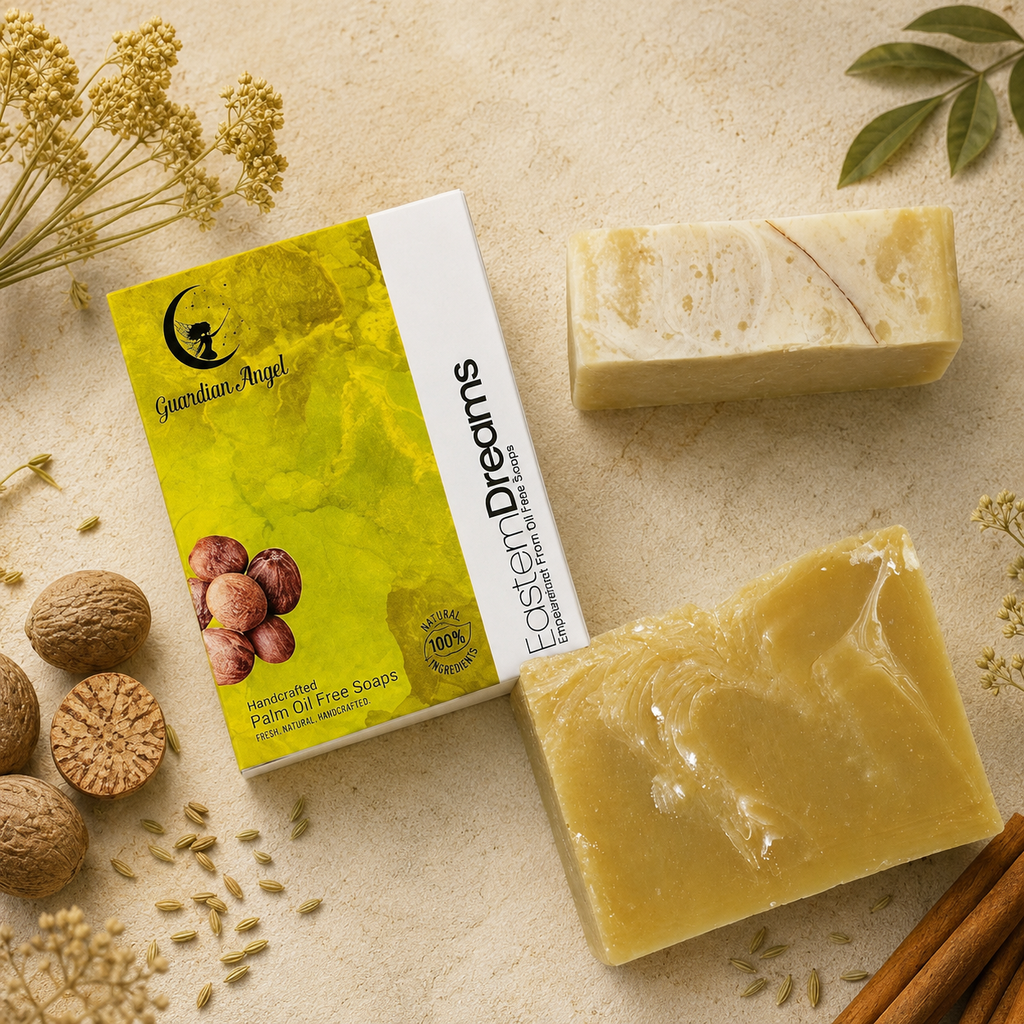 Eastern Dreams - Olive, Fennel, Nutmeg, Cinnamon, Green & White Clay
