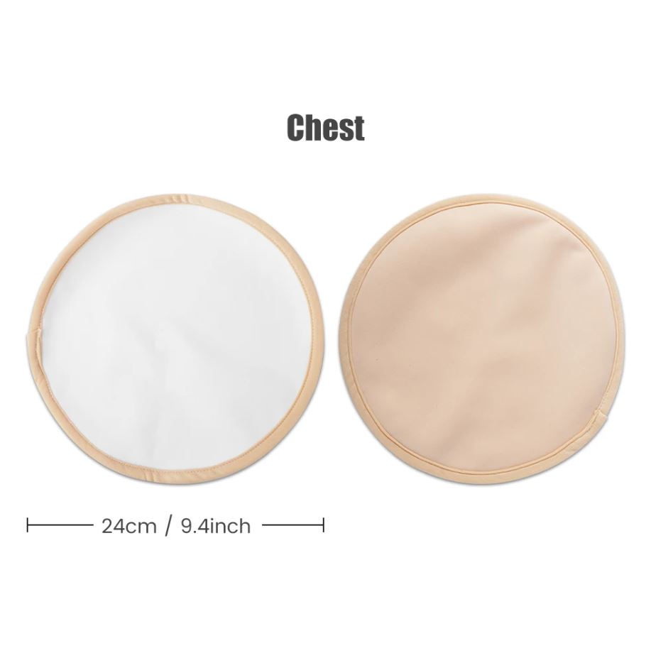 Organic Castor Oil 4 Piece Pack with a Body, a Neck & a Chest/Breast Wrap (Up to 40" Waist)