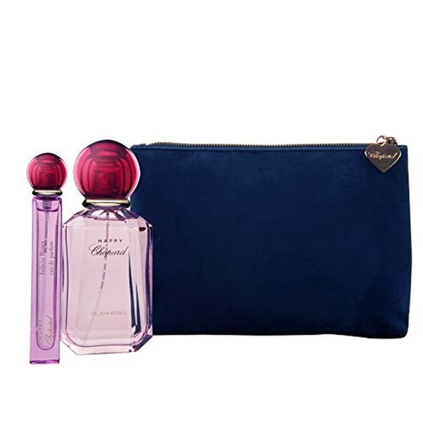 Chopard Happy Chopard Felicia Roses Gift Set 100ml EDP + 10ml EDP + Pouch