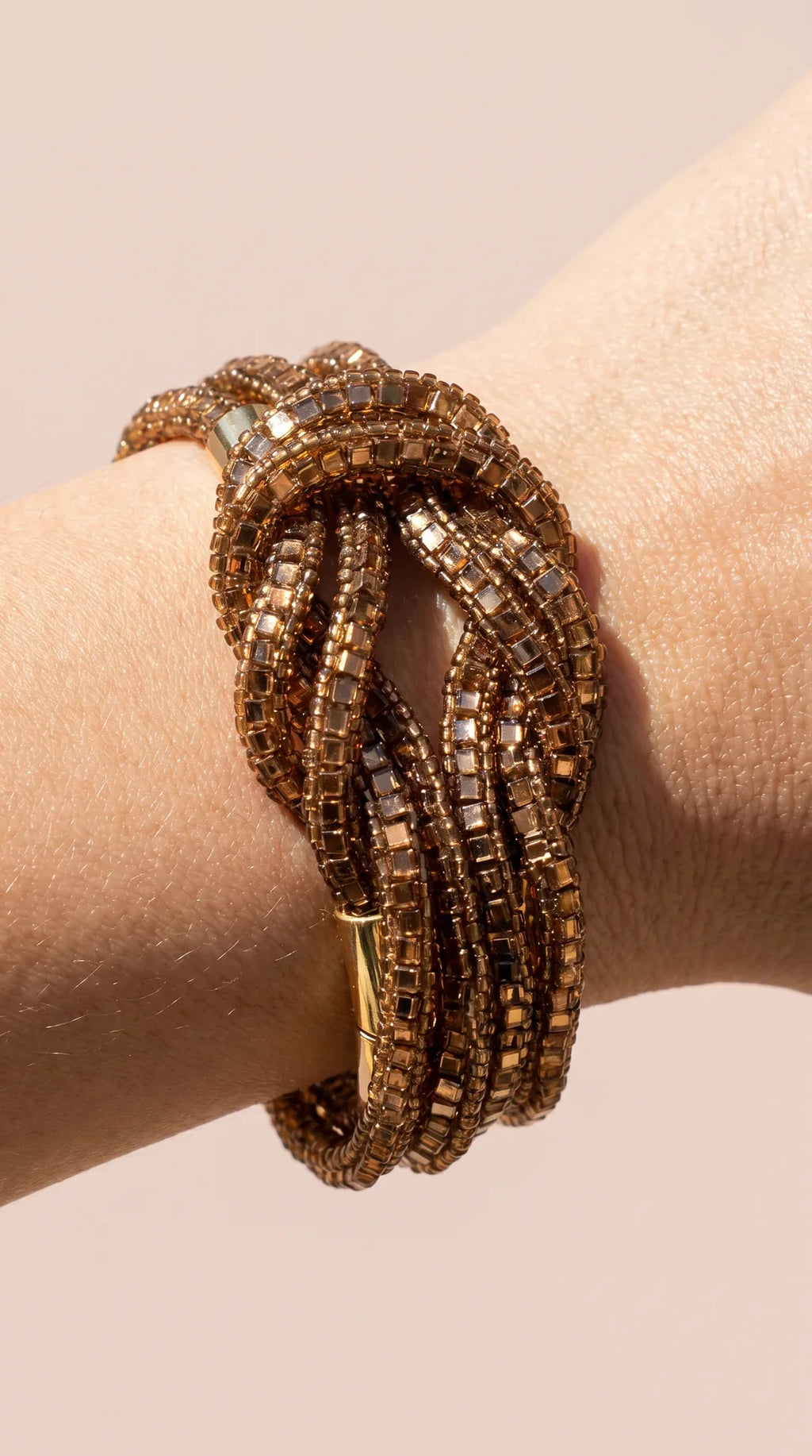 Magnetic Love Knot Crystal Bracelet