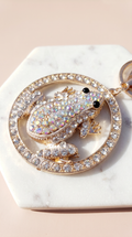 Crystal Frog Keyring & Bag Charm