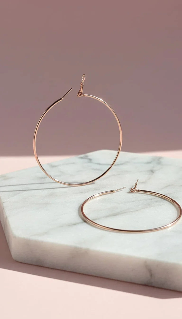 Medium Classic Hoop Earrings