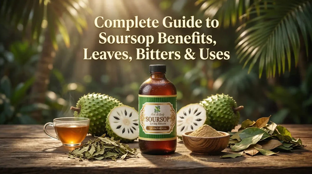 Organic Soursop Living Bitters  - Wellness Blend 500ml