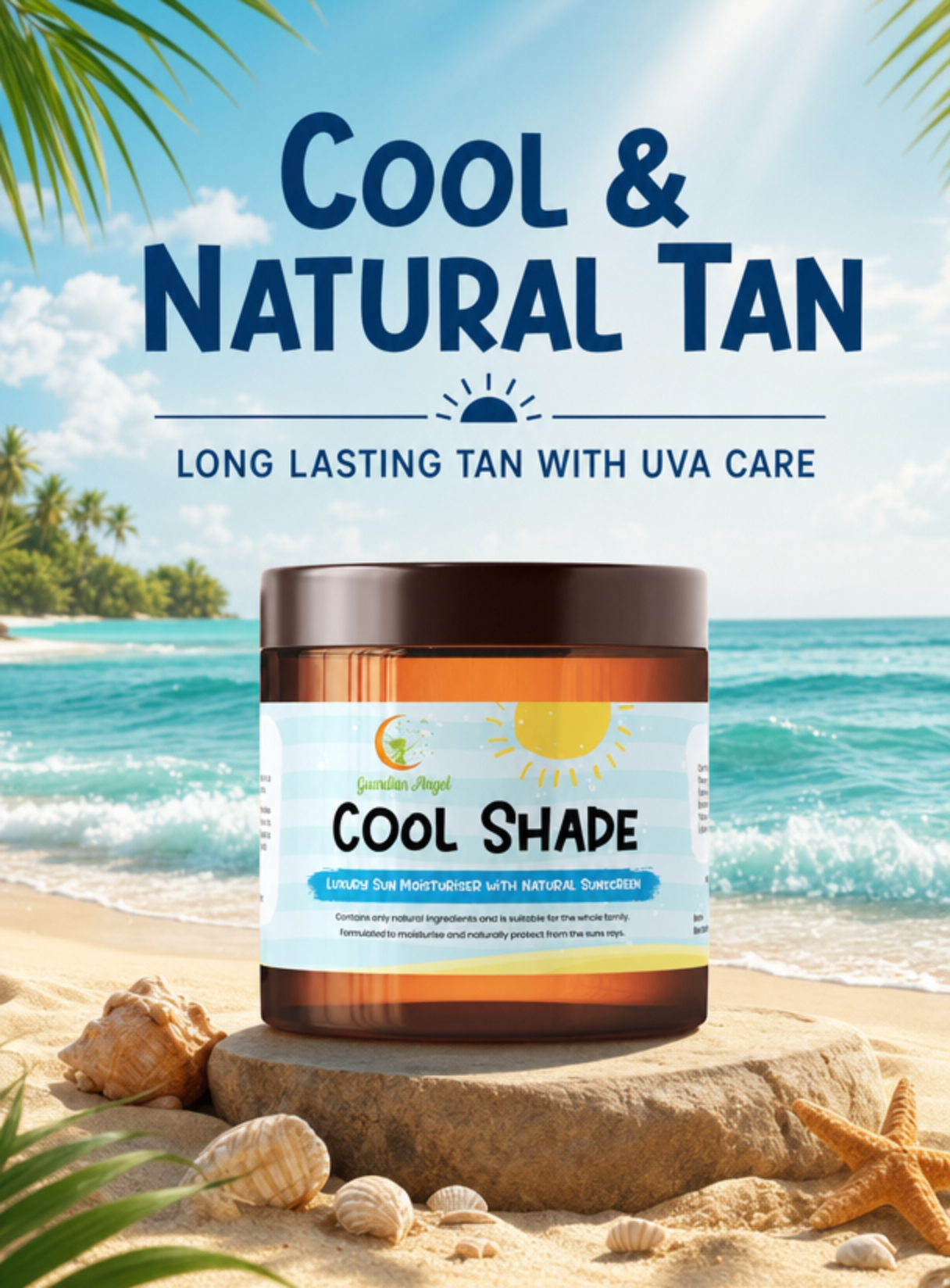 COOL SHADE Natural Mineral Sun Cream - Naturally Protect and Care