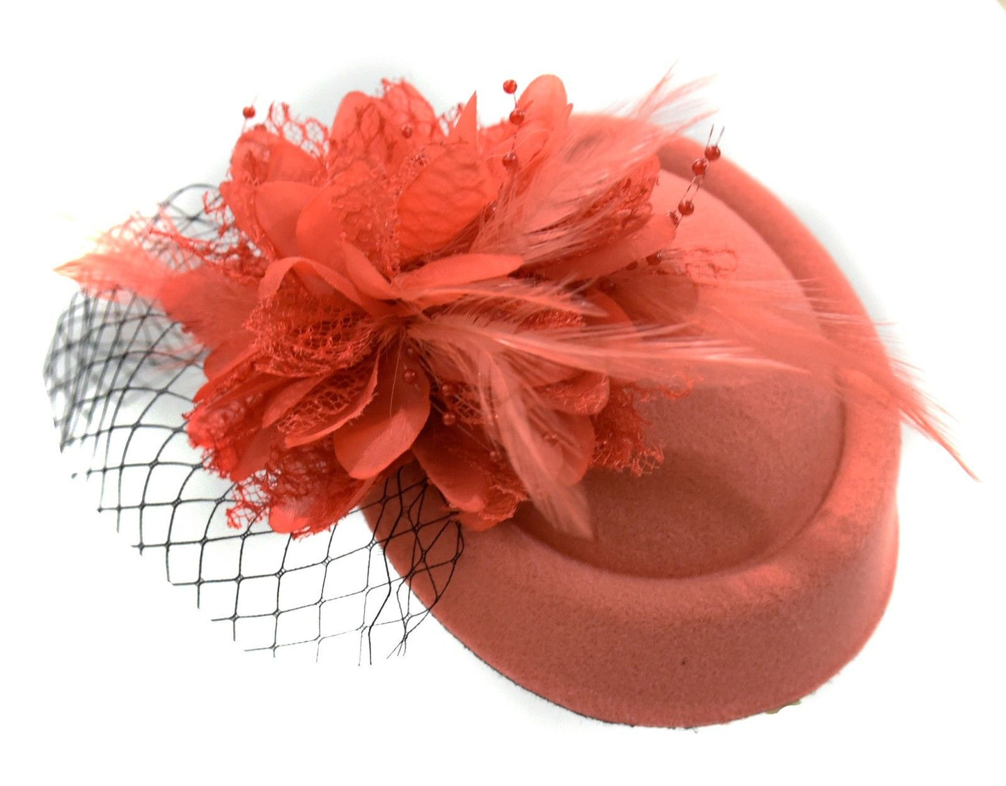 The Pill Box Flower with Veil