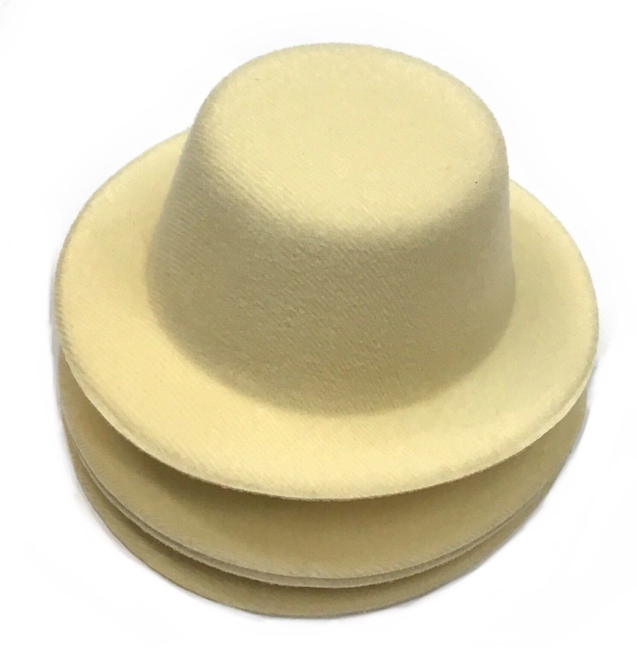 Set of 4 x Mini Round Top Hat Cap Fascinator Felt Hat Base Supplies Wholesale
