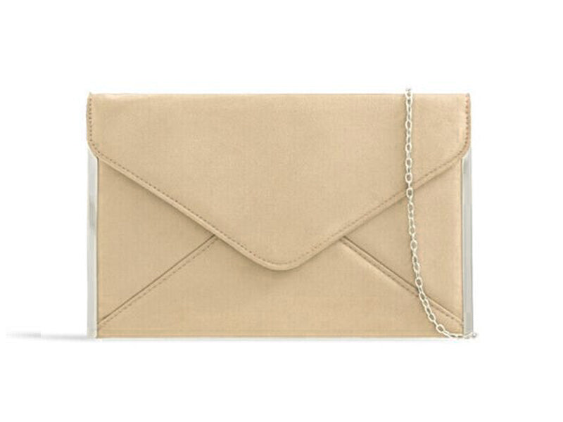 Caprilite Ladies Cream Velvet Clutch Handbag Bag for Ascot Derby Races
