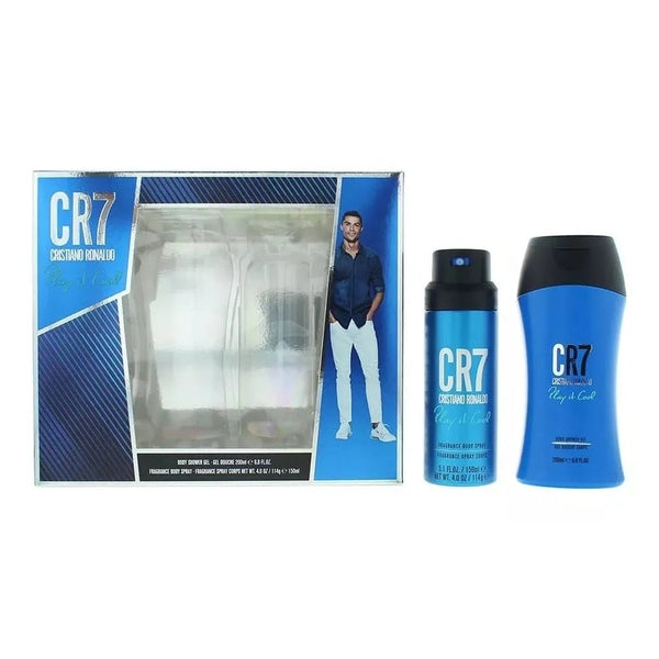 Cristiano Ronaldo CR7 Play It Cool Gift Set 200ml Shower Gel + 150ml Body Spray