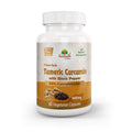 Aushadh Tumeric Curcumin with Black Pepper Capsules (Haldi) Joint Comfort & Antioxidant Support - Vegan, Gluten Free, Non-GMO, 60 Capsules