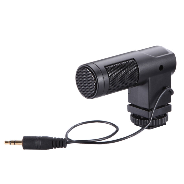 BOYA BY-V01 Stereo X/Y Microphone with Shock Mount & Windshield for Smartphones & Cameras (Black)