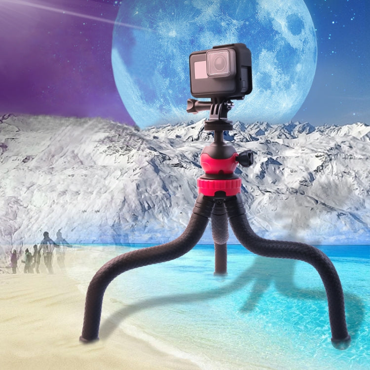 Mini Octopus Tripod with Phone Clamp for iPhone, Galaxy, GoPro, Xiaoyi & Action Cameras