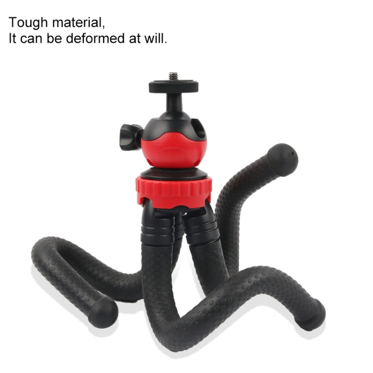 Mini Octopus Tripod with Phone Clamp for iPhone, Galaxy, GoPro, Xiaoyi & Action Cameras