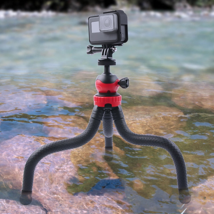 Mini Octopus Tripod with Phone Clamp for iPhone, Galaxy, GoPro, Xiaoyi & Action Cameras