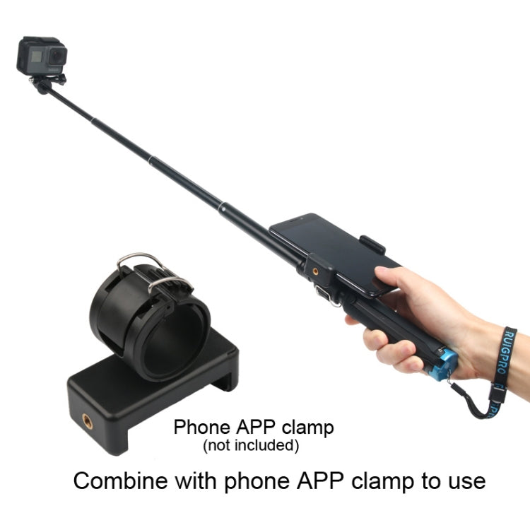 Portable Foldable Tripod Holder Selfie Monopod Stick for GoPro, Insta360, DJI and Other Action Cameras, Length: 23.5-81cm