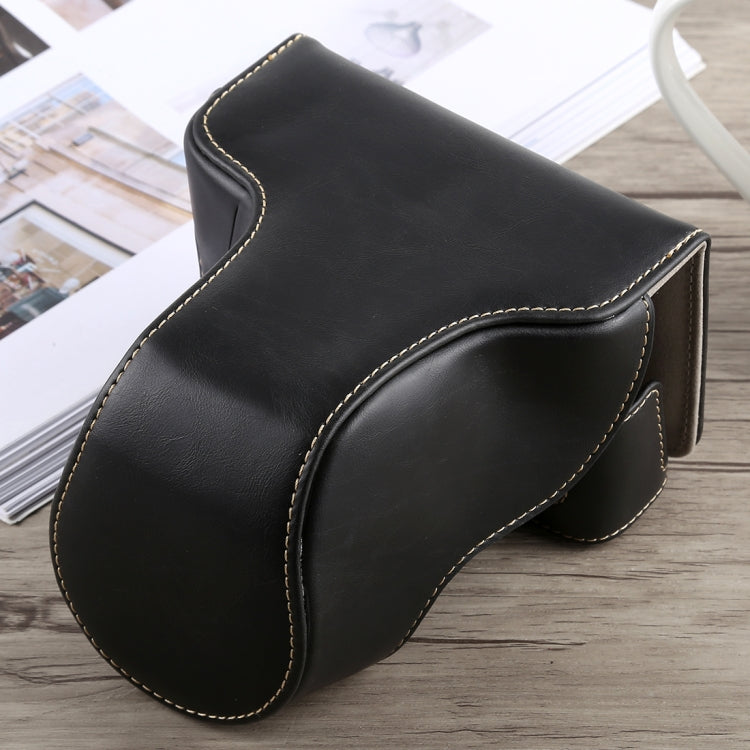 Full Body Camera PU Leather Case Bag with Strap for Fujifilm X-A5, For FUJI X-A5, For FUJI  X-A5