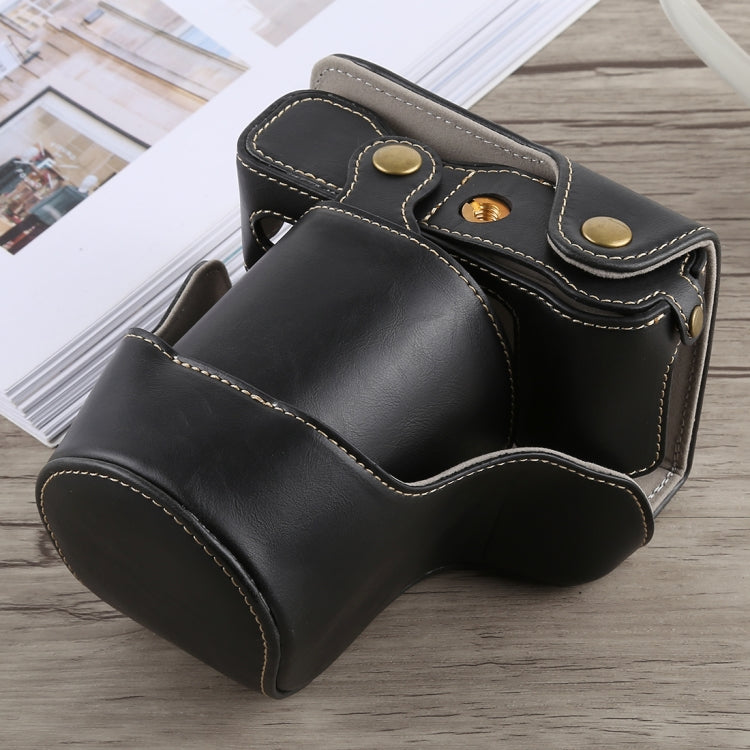 Full Body Camera PU Leather Case Bag with Strap for Fujifilm X-A5, For FUJI X-A5, For FUJI  X-A5