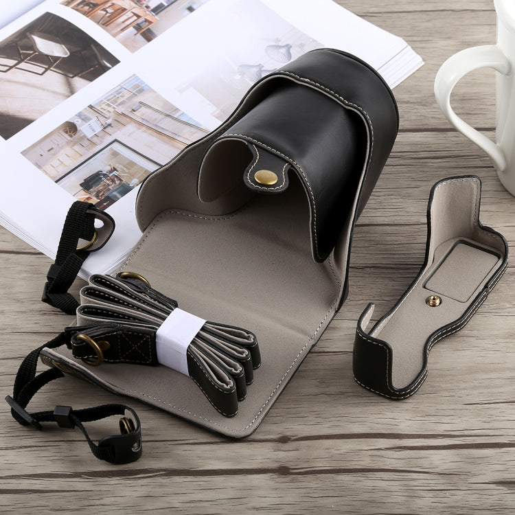 Full Body Camera PU Leather Case Bag with Strap for Fujifilm X-A5, For FUJI X-A5, For FUJI  X-A5