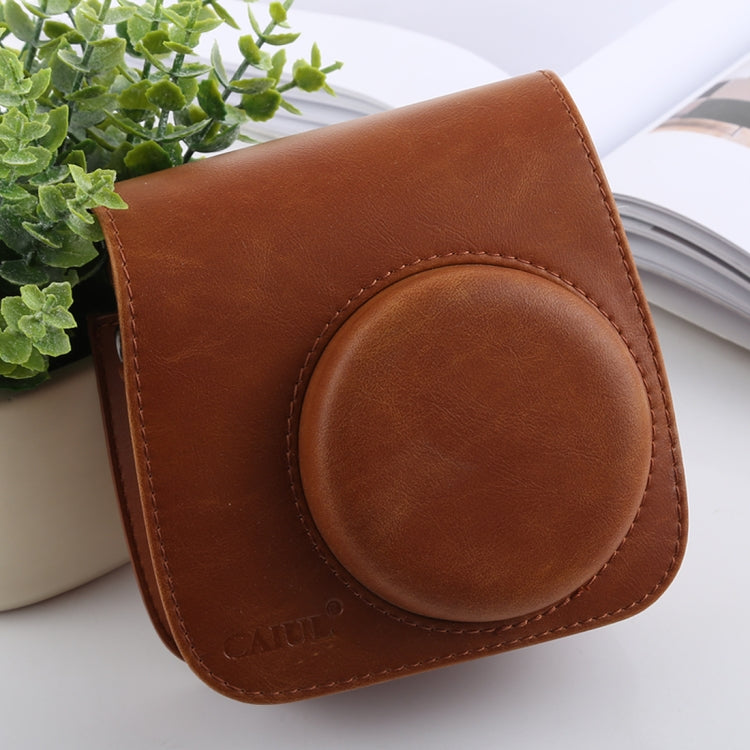 Retro Style Full Body Camera PU Leather Case Bag with Strap for FUJIFILM instax mini 9 / mini 8+ / mini 8, For FUJI  mini 9, For FUJI mini 9