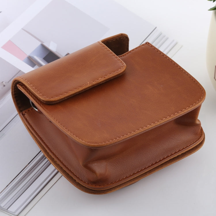 Retro Style Full Body Camera PU Leather Case Bag with Strap for FUJIFILM instax mini 9 / mini 8+ / mini 8, For FUJI  mini 9, For FUJI mini 9