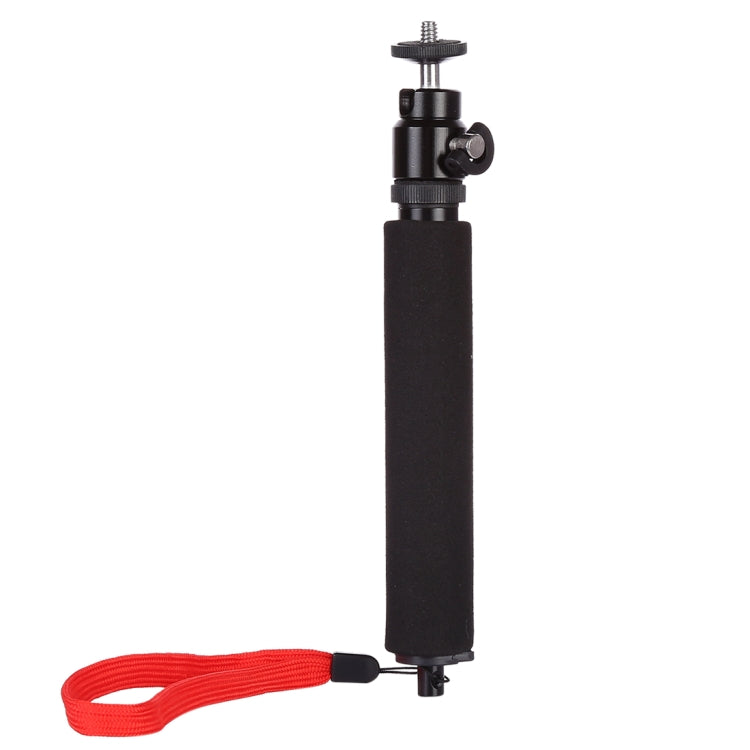 Universal 360 degree Selfie Stick with Red Rope for DJI / Insta360 / GoPro and Other Action Camera with 1/4 Threaded Hole, Length: 210mm-525mm, Length: 21-52cm