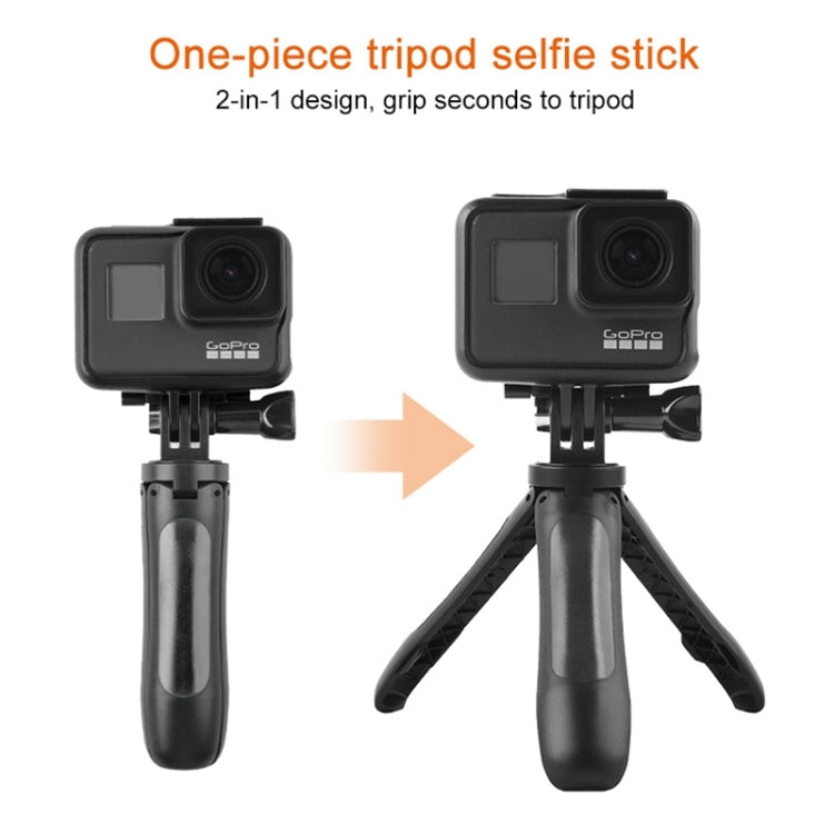 GP446 Multifunctional Mini Fixed Tripod for DJI, Insta360, GoPro and Other Action Cameras, GP446 (Black), GP446 (Grey), GP446 (Blue), GP446 (Red)