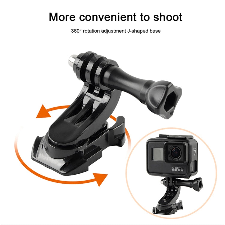 GP451 360° Rotating J-Type Base for GoPro, Insta360, DJI & Action Cameras