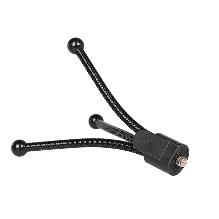 Mini Metal Desktop Tripod Mount with UNC1/4 screw interface for DJI, Insta360, GoPro and Other Action Cameras, Max Load: 0.6kg, Mini Metal Desktop