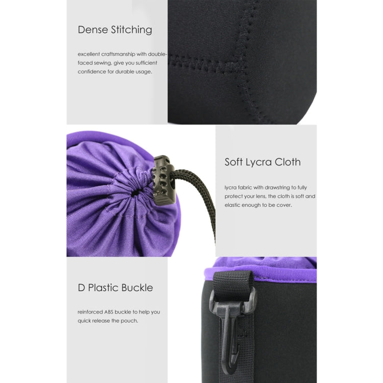 SLR Camera Lens Bag Micro Single Lens Bag Lens Inner Bile Bag Waterproof Protective Case Plus Velvet Thickening, Diameter: 10cm, Height: 25cm, Diameter: 10cm, Height: 25cm