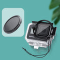 RUIGPRO for GoPro HERO8 58mm Filter Adapter Ring + Waterproof Case with Lens Cap