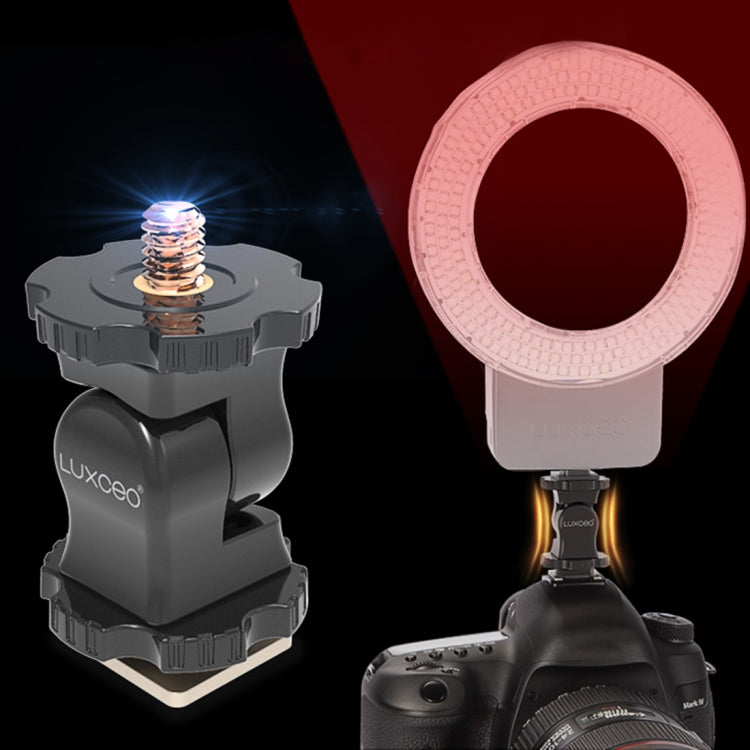 LUXCeO PA1 Camera Universal Hot Shoe Holder Damping Ball-Head Bracket, PA1