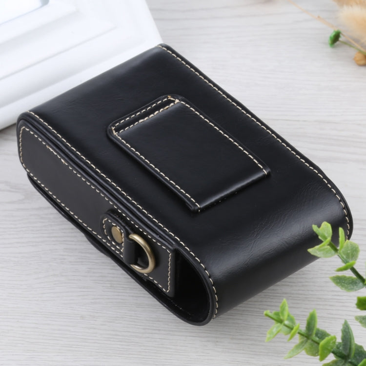Vertical Flip Full Body Camera PU Leather Case Bag with Strap for Ricoh GR III / GRII, Sony ZV-1 / DSC-RX100M7 / RX100M6 / RX100M5 / RX100M2, For Ricoh GR III