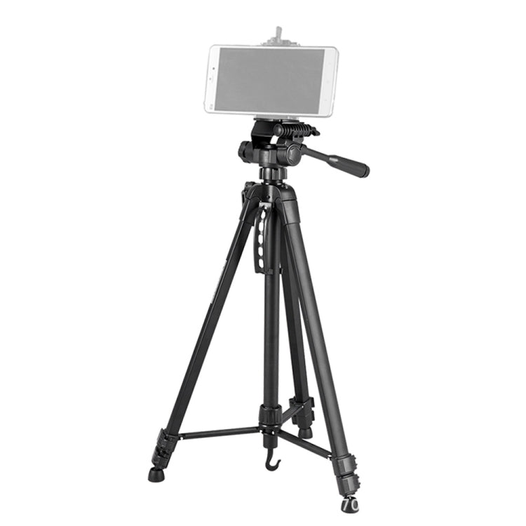 WeiFeng WT-3560 3-Section Folding Legs Live Broadcast Aluminum Alloy Tripod Mount, WT-3560