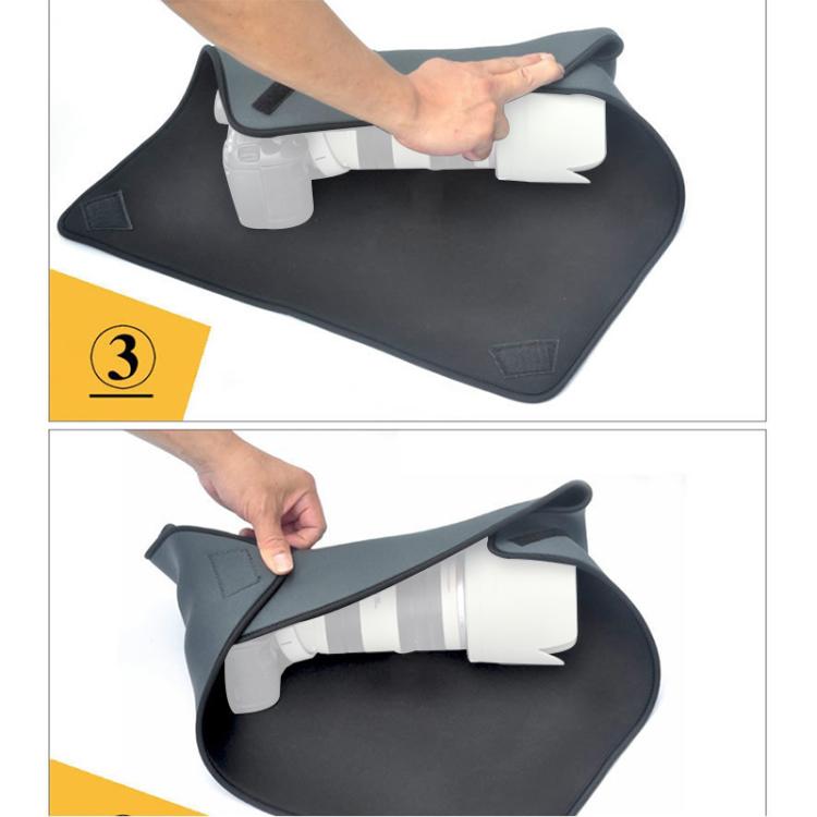 Shockproof Neoprene Bag Magic Wrap Blanket for Canon / Nikon / Sony Camera Lens, Size: 55 x 55cm, 55 x 55cm